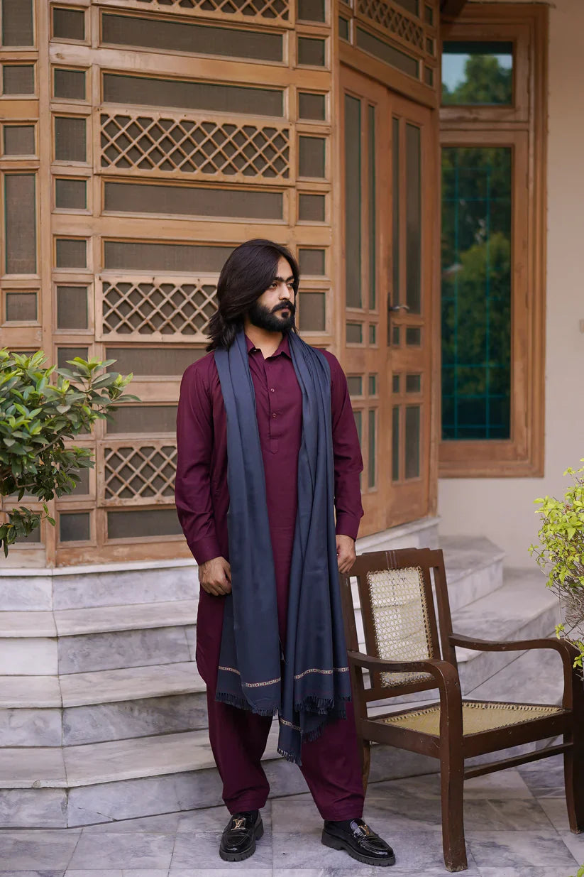 Mens Shawl | Gray