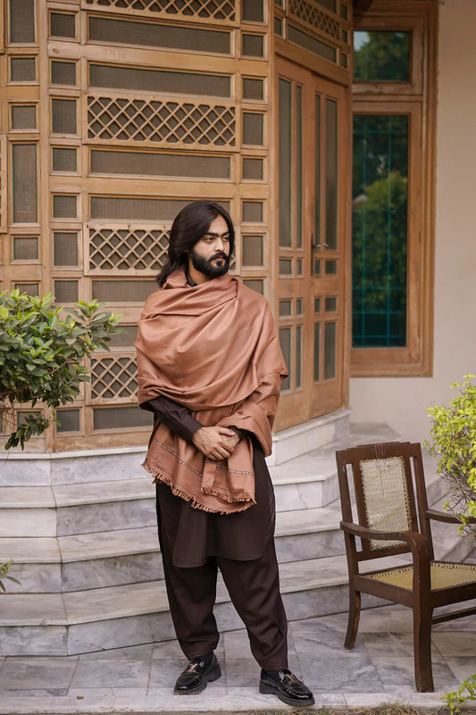 Mens Shawl | Desert Sand