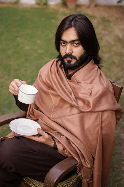 Mens Shawl | Desert Sand