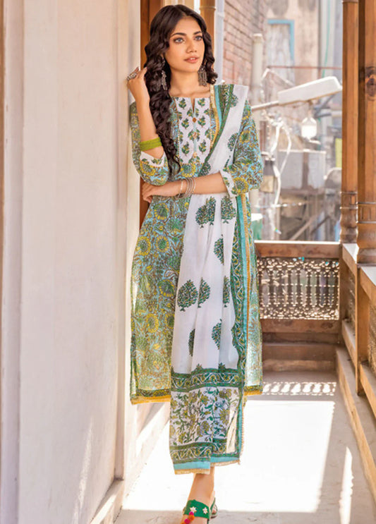 Gul Ahmed  3PC Linen Printed Suit CL-32449 B