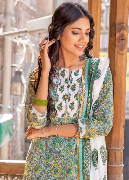 Gul Ahmed  3PC Linen Printed Suit CL-32449 B