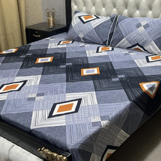 Crystal Cotton Bedsheet 3pcs
