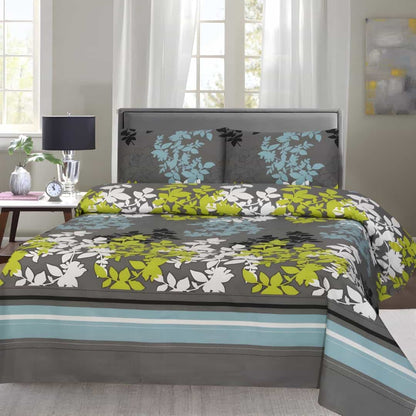 Crystal Cotton Bedsheet 3Pcs