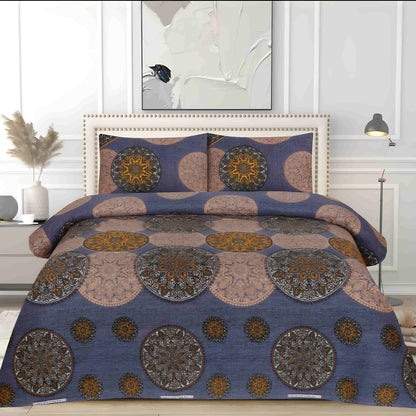 Crystal Cotton Bedsheet 3Pcs