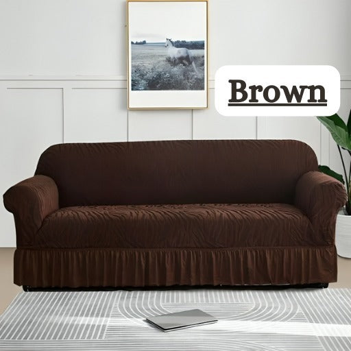 Zebra velvet sofa cover